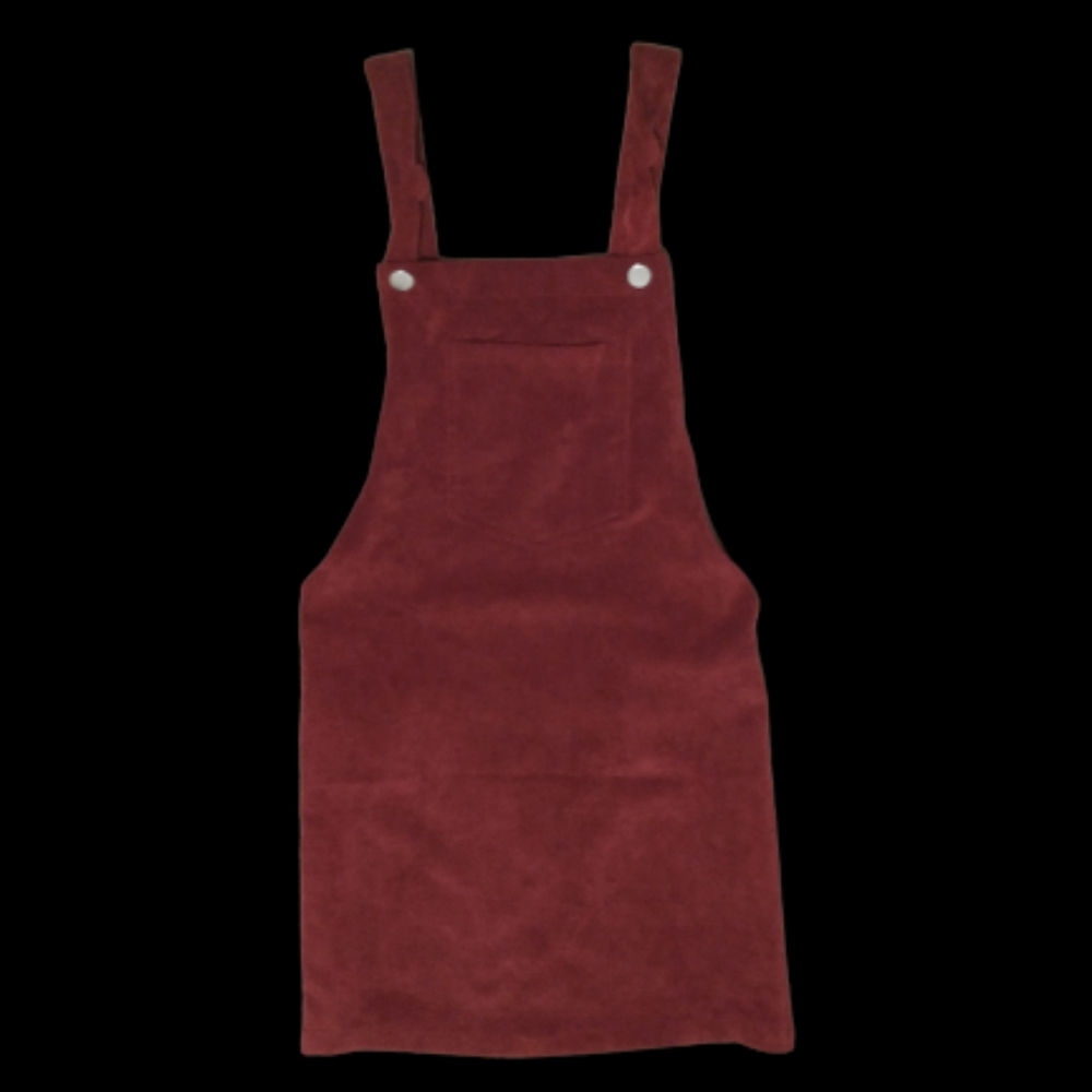 corduroy overall dress
